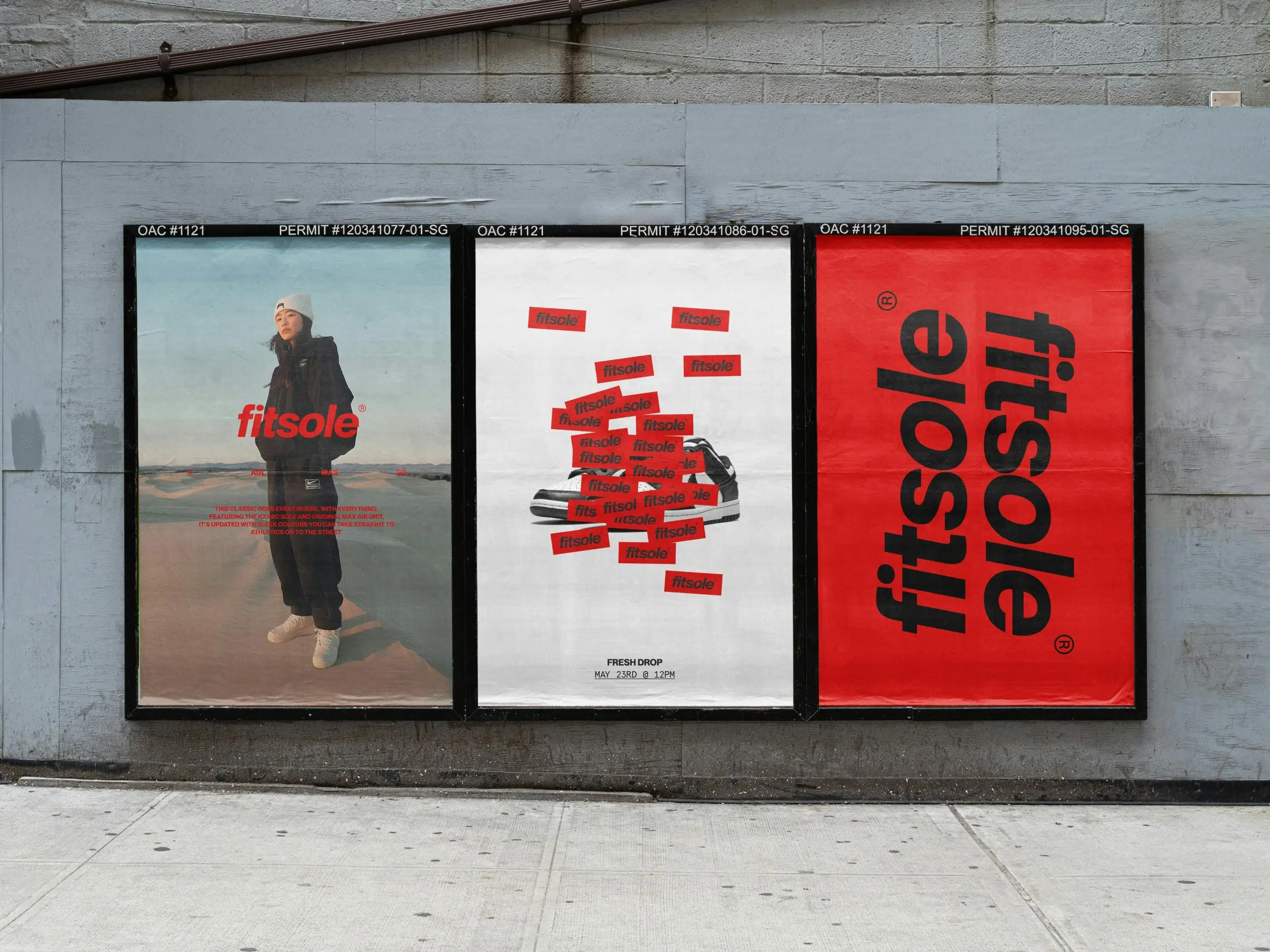 Fitsole Posters Mockup